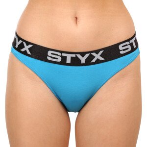 Dámské kalhotky Styx sportovní guma modré Velikost: L