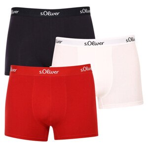 3PACK pánské boxerky S.Oliver vícebarevné Velikost: XL