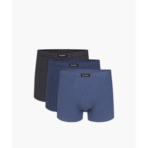 Pánské boxerky ATLANTIC 3Pack - vícebarevné Velikost: M