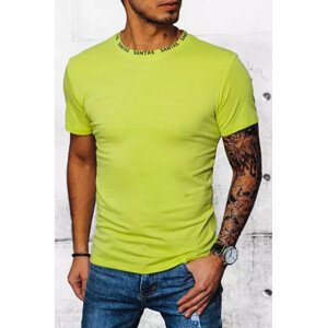 Pánské tričko s potiskem světle zelené Dstreet RX5041 M