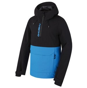 Pánská outdoor bunda HUSKY Nabbi M black/neon blue Velikost: L