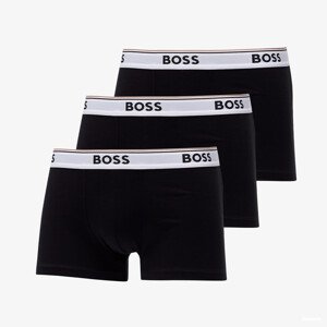 3PACK pánské boxerky Hugo Boss černé Velikost: M