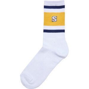 Ponožky školního týmu spaceblue/californiayellow/wht 43-46
