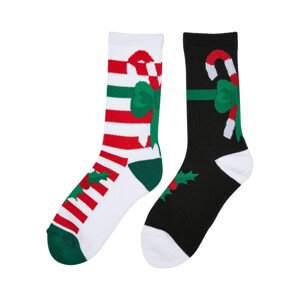 Vánoční ponožky X-Mas Candy - 2-balení vícebarevné Velikost: 43-46