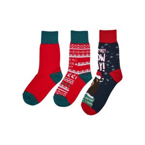 Dětské vánoční ponožky Bears - 3-balení vícebarevné Velikost: 39-42