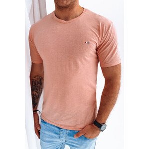 Základní pánské tričko růžové Dstreet RX5231 XXL