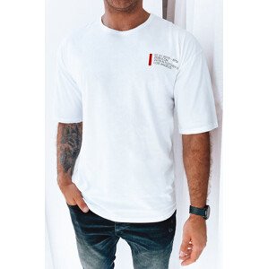 Pánské tričko s bílým potiskem Dstreet RX5302 M