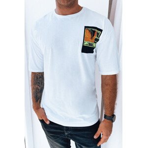 Pánské tričko s bílým potiskem Dstreet RX5301 M