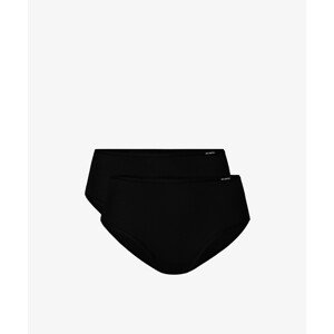 Dámské klasické kalhotky ATLANTIC 2Pack - černé Velikost: L