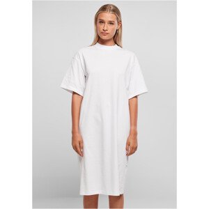 Dámské organické dlouhé oversized tričko bílé XL