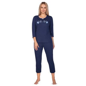 Dámské pyžamo Regina 649 3/4 M-XL modrá M