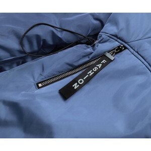 Tmavě modro-bílá dámská bunda pro přechodné období (B8037-72026) Barva: Modrá, Velikost: 50
