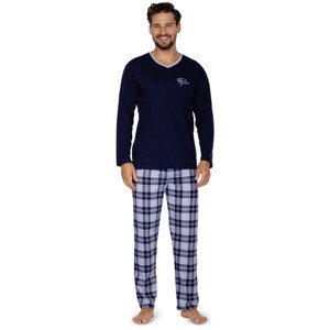 Pánské pyžamo 446 tmavě modrá XL