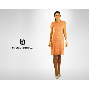 Dámské šaty   lososová M model 594089 - Paul Brial