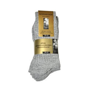 Pánské ponožky   A'3 model 5807402 - WiK Barva: melanžově šedá, Velikost: 43-46