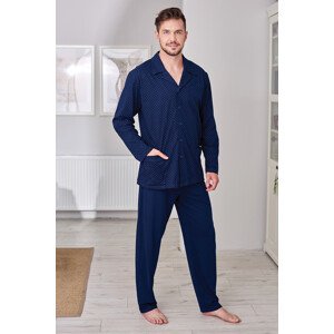 Pánské pyžamo  2XL3XL model 6347414 - Regina Barva: modrá, Velikost: XXL