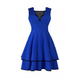 Dámské šaty model 7573029 - Jersa Velikost: 40, Barvy: Královská modř