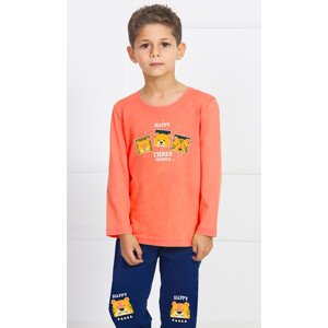 Dětské pyžamo dlouhé model 8042146 oranžová 3 - 4