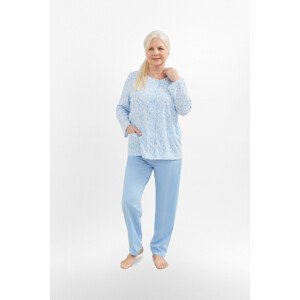 Dámské pyžamo 202 model 8282623 BIG - MARTEL Barva: modrá, Velikost: 3xl