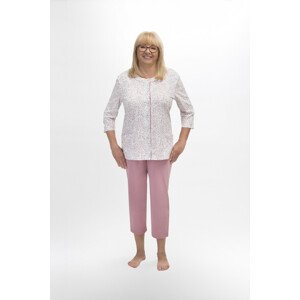 Dámské pyžamo 201 model 8282668 BIG - MARTEL Barva: světle růžová, Velikost: 4XL