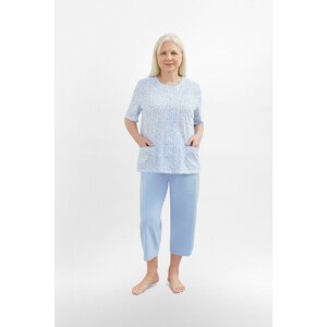 Dámské pyžamo 200 model 8282746 BIG - MARTEL Barva: modrá, Velikost: 3xl