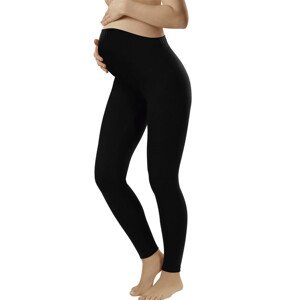 Těhotenské legíny Leggins long black - ITALIAN FASHION černá XL