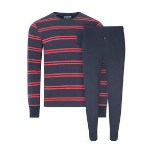 Pánské pyžamo model 9048725 - Jockey Velikost: M, Barvy: tm.modro-červená