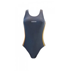 Jednodílné dámské plavky model 9087040 - Sesto Senso Barva: grafit, Velikost: M
