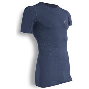 Pánské bezešvé triko krátký rukáv model 13725014 Barva: Modrá, Velikost: S/M - Active-Fit