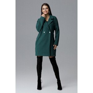 Dámský kabát / plášť model 14448913  tmavě zelená 40/42 - Figl