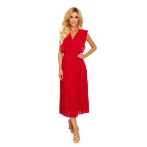 Dámské šaty    model 14700013 - numoco Barva: Červená, Velikost: M