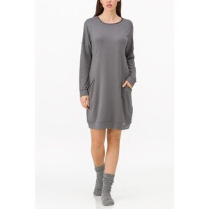 Pohodlné dámské šaty model 14780953 - Vamp Barva: gray shadow, Velikost: S