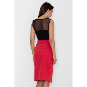 Dámská sukně model 15028617  červená M - Figl
