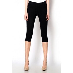 Dámské bavlněné 3/4 kalhoty se zipy v zadní černé Růžová / S Hot red model 15042671 - Hot Red On Sun Velikost: M