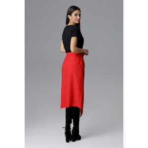 Dámská sukně model 15089615  červená S36 - Figl