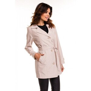 Dámský kabát / plášť model 15124080 - Cabba Velikost: 56, Barvy: béžová