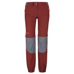Dámské outdoorové kalhoty model 15180930 tmavě červená  42 - Kilpi
