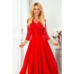 Dámské šaty model 15262378 Amber - numoco Barva: Červená, Velikost: S