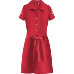 Dámské šaty s límečkem  červená 42 model 15278072 - Good looking