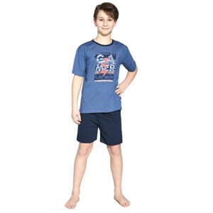 Chlapecké pyžamo model 15322568 - Cornette Velikost: 146/152, Barva: Modrá