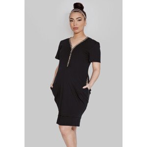 Těhotenská a kojící noční košile model 15403671 DRESS - Mitex Barva: Grey, Velikost: XL