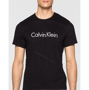 Pánské tričko Crew Neck model 15462310 černá - Calvin Klein Velikost: XL, Barvy: černá