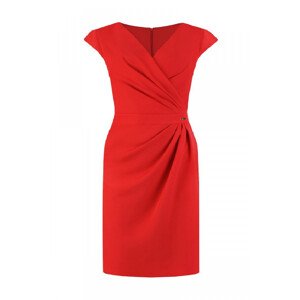 Dámské šaty model 15610172  červená 46 - Jersa