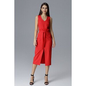 Dámské šaty model 15728983  červená L40 - Figl