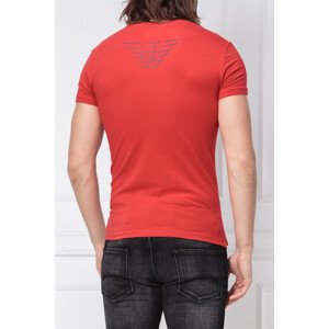 Pánské tričko  červená  červená L model 15777466 - Emporio Armani