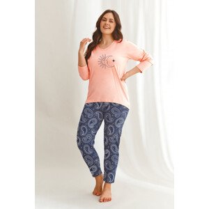 Dámské pyžamo   model 15875279 - Taro Barva: Růžová, Velikost: XXL