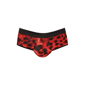 Pánské slipy otevřené Savage model 15880113 Bikini  červená XXL - Anais