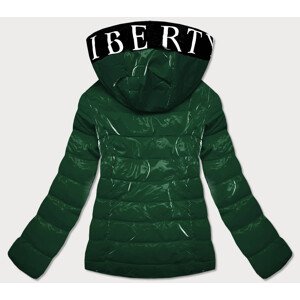 Zelená dámská bunda se podšívkou zelená L (40) model 15893476 - SPEED.A