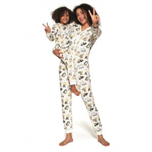Dívčí pyžamo  2  model 15901109 - Cornette Barva: krémová, Velikost: 92