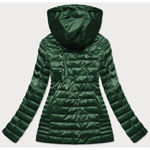 Zelená dámská bunda s kapucí (2021-11) zelená L (40)